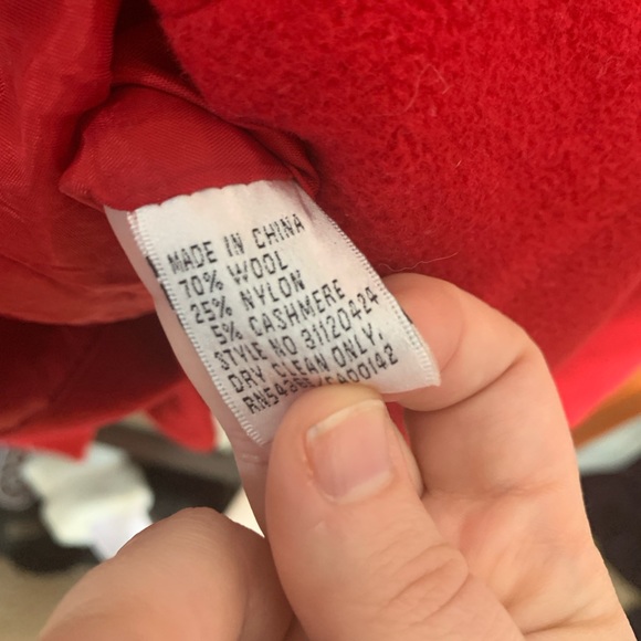 NYGARD WOOL AND CASHMERE BLEND COAT 22” PTP - Picture 4 of 4